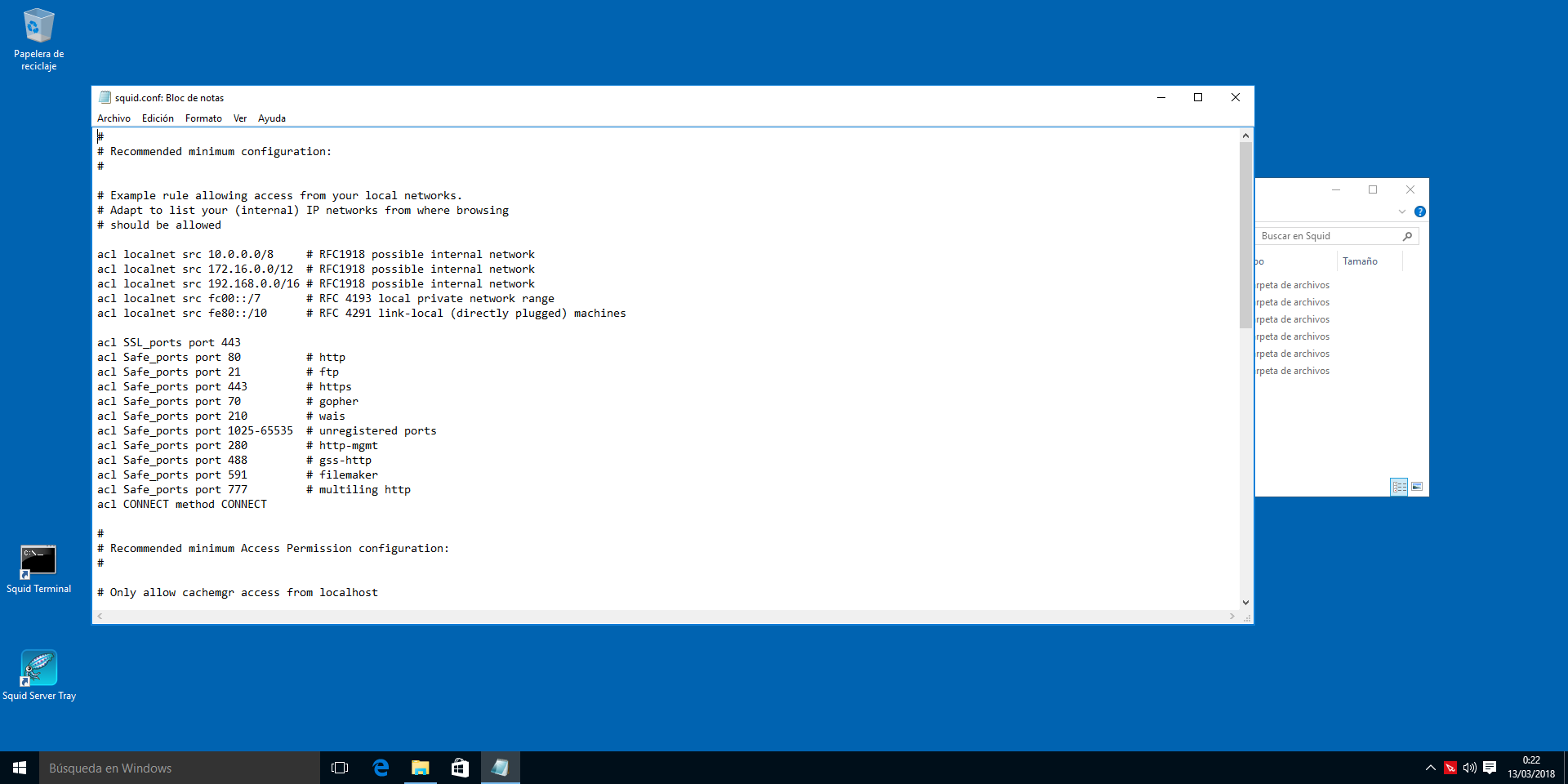 Archivo de configuración